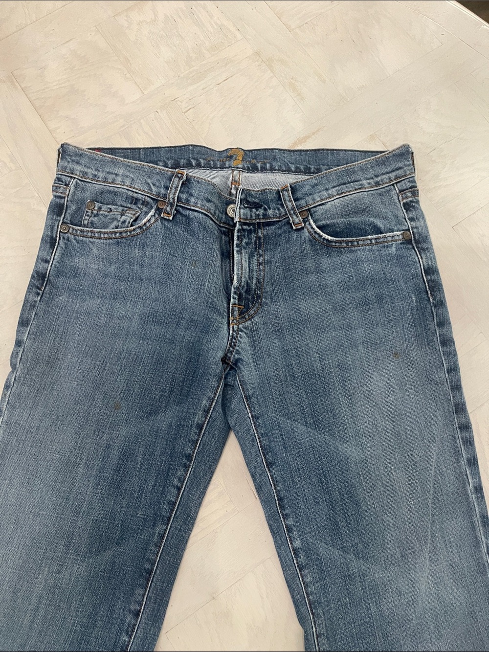 7 For All Mankind Light Blue Women’s Bootcut Jeans size 30